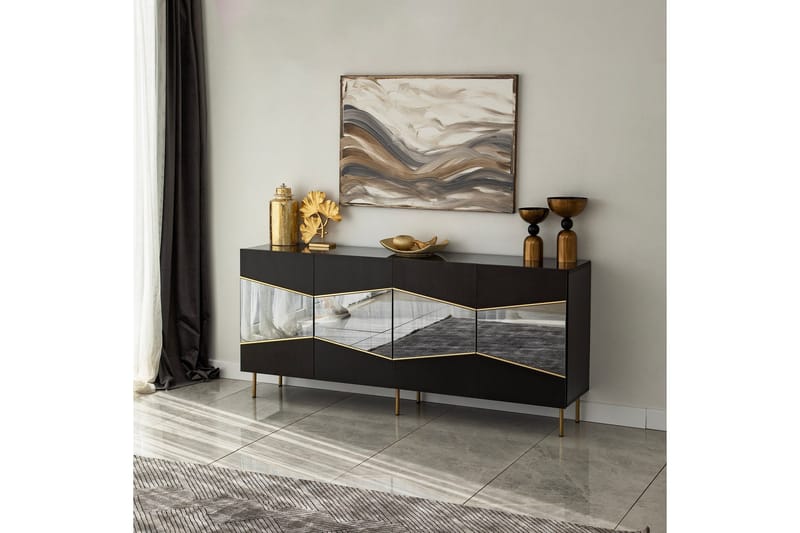 Konsolipöytä Mami 180 cm - Musta - Säilytys - Säilytyskalusteet - Senkki