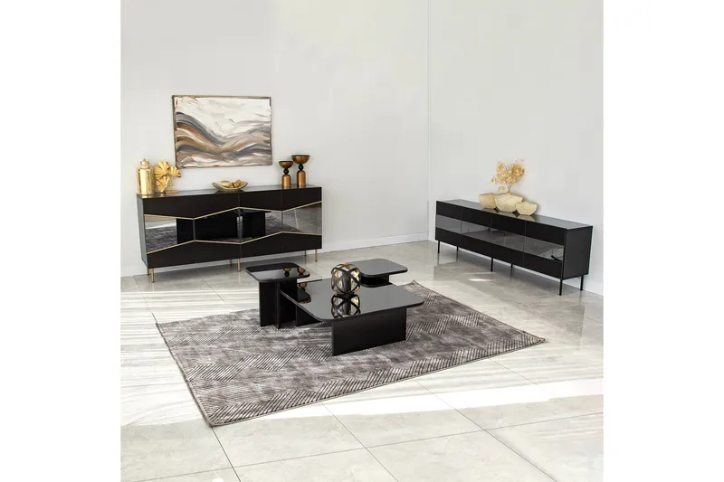 Konsolipöytä Mami 180 cm - Musta - Säilytys - Säilytyskalusteet - Senkki