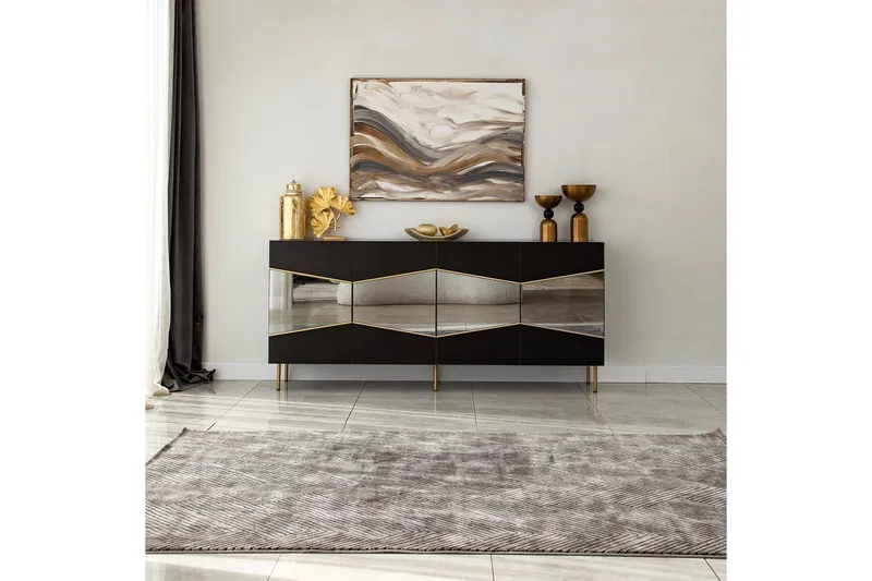 Konsolipöytä Mami 180 cm, Musta