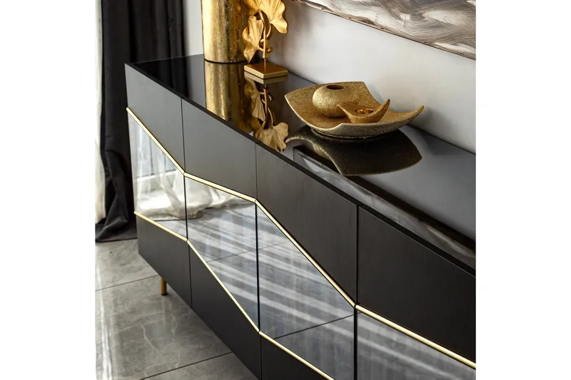 Konsolipöytä Mami 180 cm - Musta - Säilytys - Säilytyskalusteet - Senkki