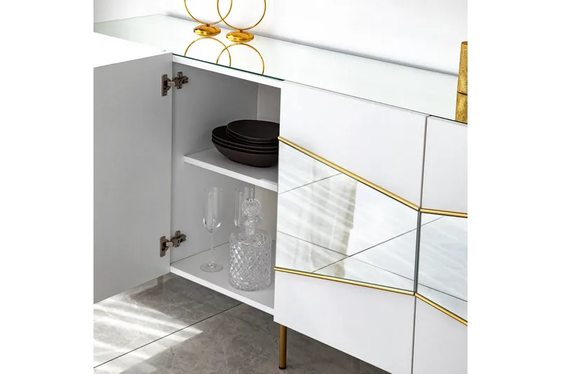 Konsolipöytä Mami 180 cm - Valkoinen - Säilytys - Säilytyskalusteet - Senkki