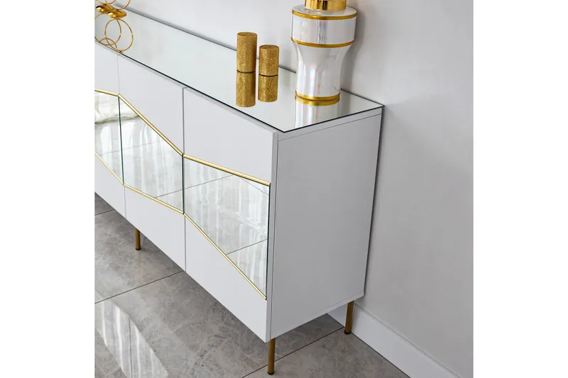 Konsolipöytä Mami 180 cm - Valkoinen - Säilytys - Säilytyskalusteet - Senkki