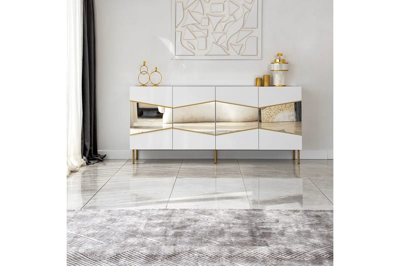 Konsolipöytä Mami 180 cm - Valkoinen - Säilytys - Säilytyskalusteet - Senkki