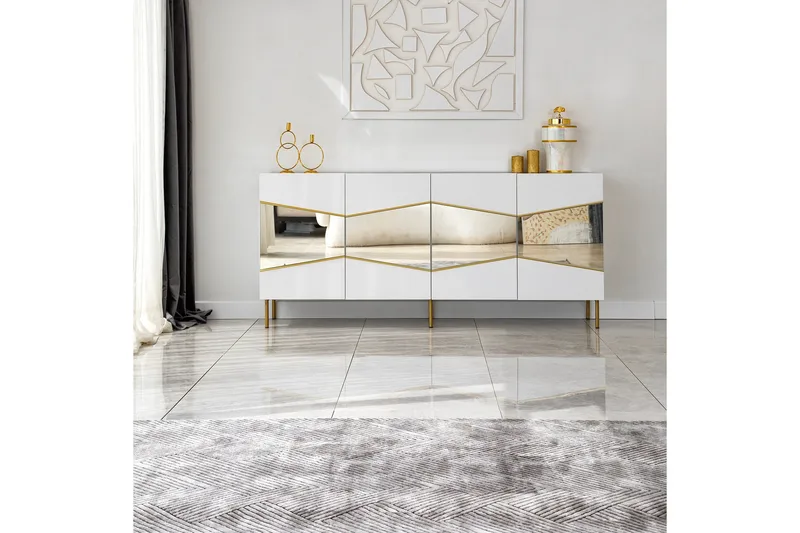 Konsolipöytä Mami 180 cm - Valkoinen - Säilytys - Säilytyskalusteet - Senkki