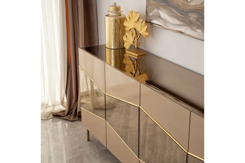 Konsolipöytä Mami 180 cm - Pronssi - Säilytys - Säilytyskalusteet - Senkki