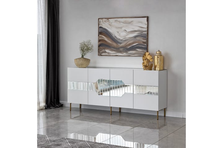 Konsolipöytä Milanda 180 cm - Valkoinen - Konsolipöytä - Eteispöytä