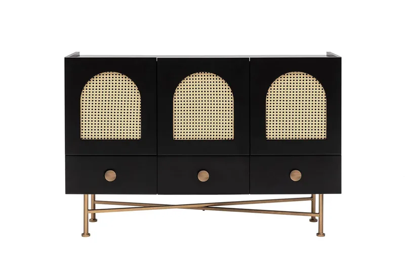 Konsolipöytä Munny 123 cm - Musta - Säilytys - Säilytyskalusteet - Senkki