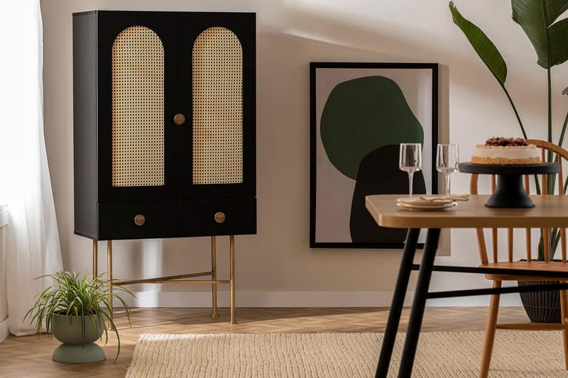 Konsolipöytä Munny 80 cm, Musta