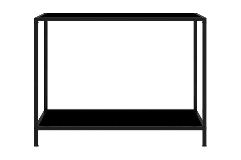Konsolipöytä musta 100x35x75 cm karkaistu lasi - Musta - Huonekalut - Pöytä & ruokailuryhmä - Apupöytä & sivupöytä - Konsolipöytä