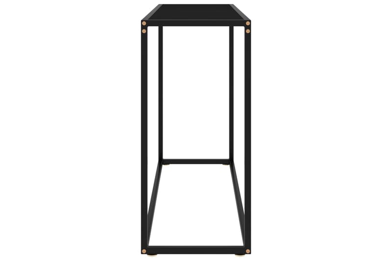 Konsolipöytä musta 100x35x75 cm karkaistu lasi - Huonekalut - Pöytä & ruokailuryhmä - Apupöytä & sivupöytä - Konsolipöyt�ä