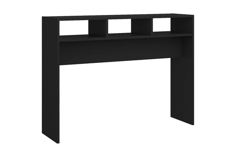 Konsolipöytä musta 105x30x80 cm lastulevy - Huonekalut - Pöytä & ruokailuryhmä - Apupöytä & sivupöytä - Konsolipöytä
