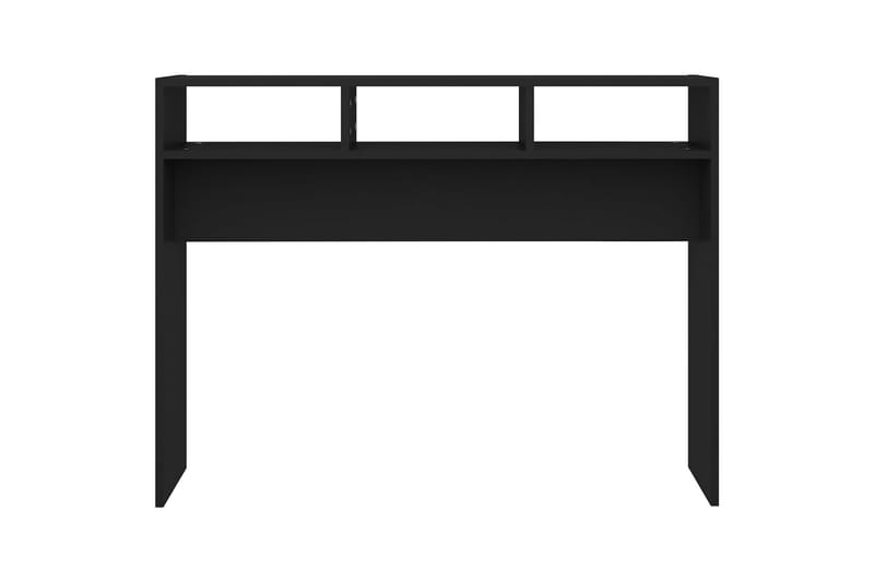 Konsolipöytä musta 105x30x80 cm lastulevy - Huonekalut - Pöytä & ruokailuryhmä - Apupöytä & sivupöytä - Konsolipöytä