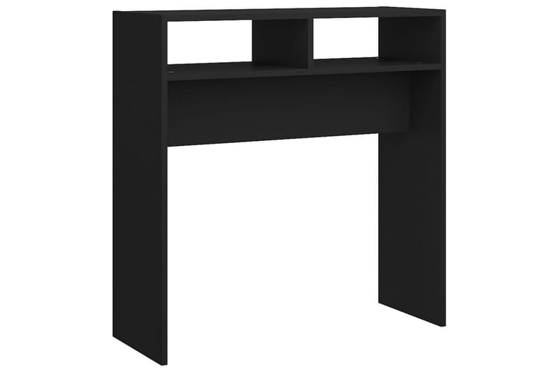 Konsolipöytä musta 78x30x80 cm lastulevy - Huonekalut - Pöytä & ruokailuryhmä - Apupöytä & sivupöytä - Konsolipöytä