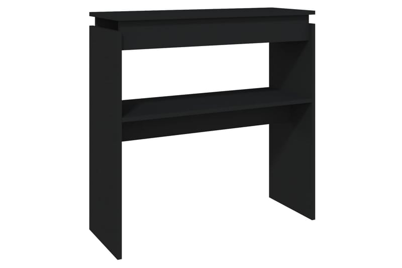Konsolipöytä musta 80x30x80 cm lastulevy - Musta - Huonekalut - Pöytä & ruokailuryhmä - Apupöytä & sivupöytä - Konsolipöytä