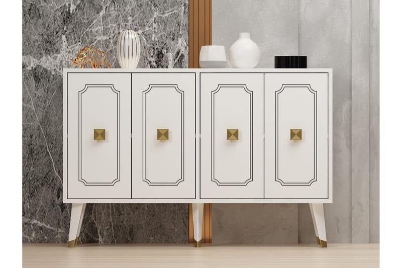 Konsolipöytä Myria 120 cm - Valkoinen - Säilytys - Säilytyskalusteet - Senkki