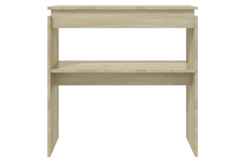 Konsolipöytä Sonoma-tammi 80x30x80 cm lastulevy - Ruskea - Huonekalut - Pöytä & ruokailuryhmä - Apupöytä & sivupöytä - Konsolipöytä
