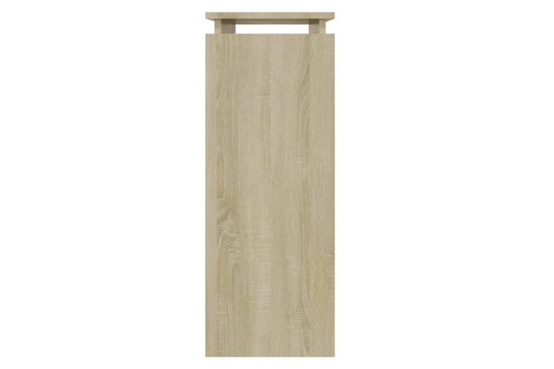 Konsolipöytä Sonoma-tammi 80x30x80 cm lastulevy - Ruskea - Huonekalut - Pöytä & ruokailuryhmä - Apupöytä & sivupöytä - Konsolipöytä