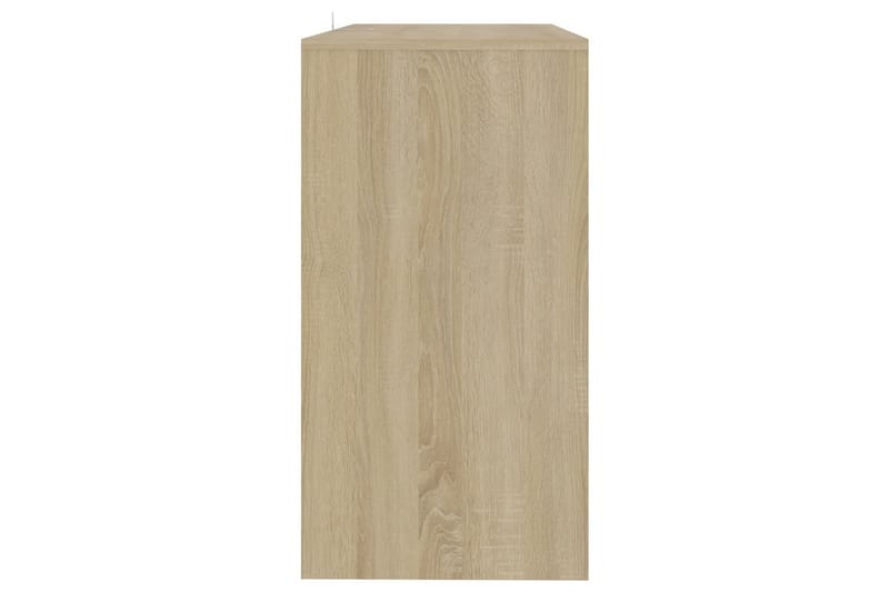 Konsolipöytä Sonoma-tammi 89x41x76,5 cm teräs - Beige - Huonekalut - Pöytä & ruokailuryhmä - Apupöytä & sivupöytä - Konsolipöytä