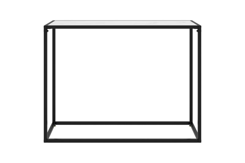Konsolipöyt�ä valkoinen 100x35x75 cm karkaistu lasi - Huonekalut - Pöytä & ruokailuryhmä - Apupöytä & sivupöytä - Konsolipöytä