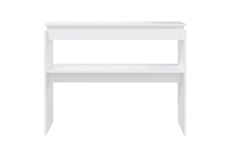 Konsolipöytä valkoinen 102x30x80 cm lastulevy - Valkoinen - Huonekalut - Pöytä & ruokailuryhmä - Apupöytä & sivupöytä - Konsolipöytä
