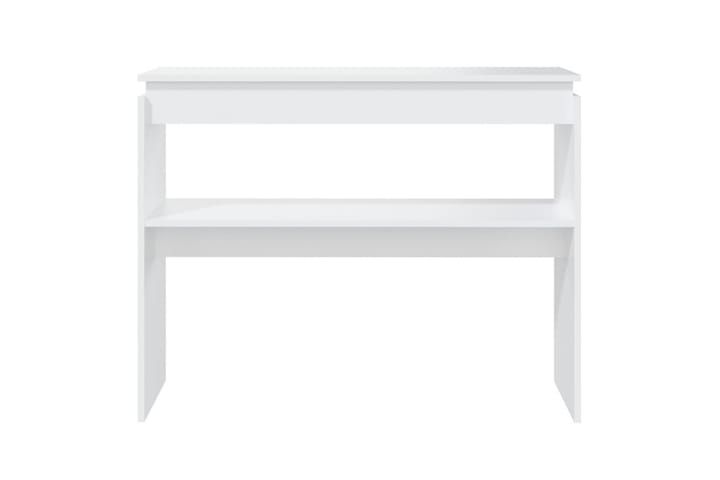 Konsolipöytä valkoinen 102x30x80 cm lastulevy - Valkoinen - Konsolipöytä - Eteispöytä