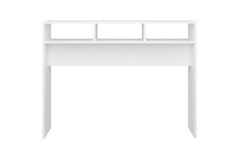 Konsolipöytä valkoinen 105x30x80 cm lastulevy - Huonekalut - Pöytä & ruokailuryhmä - Apupöytä & sivupöytä - Konsolipöytä