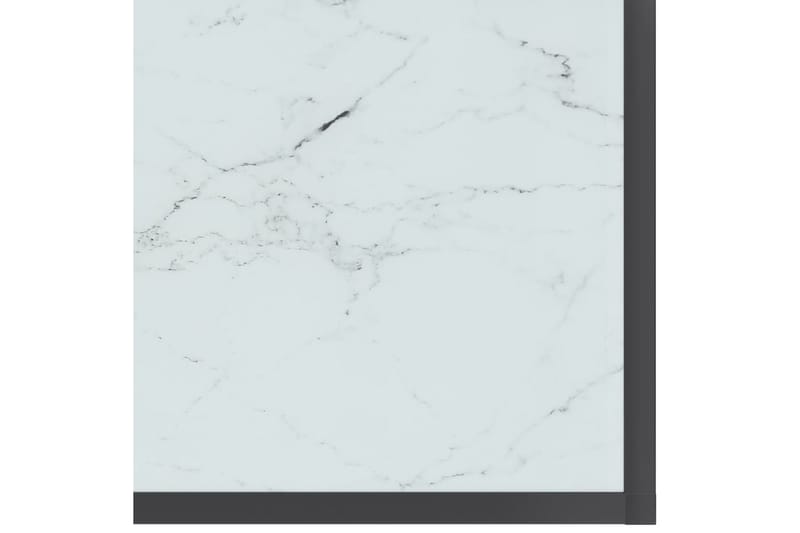 Konsolipöytä valkoinen 200x35x75,5 cm karkaistu lasi - Valkoinen - Huonekalut - Pöytä & ruokailuryhmä - Apupöytä & sivupöytä - Konsolipöytä