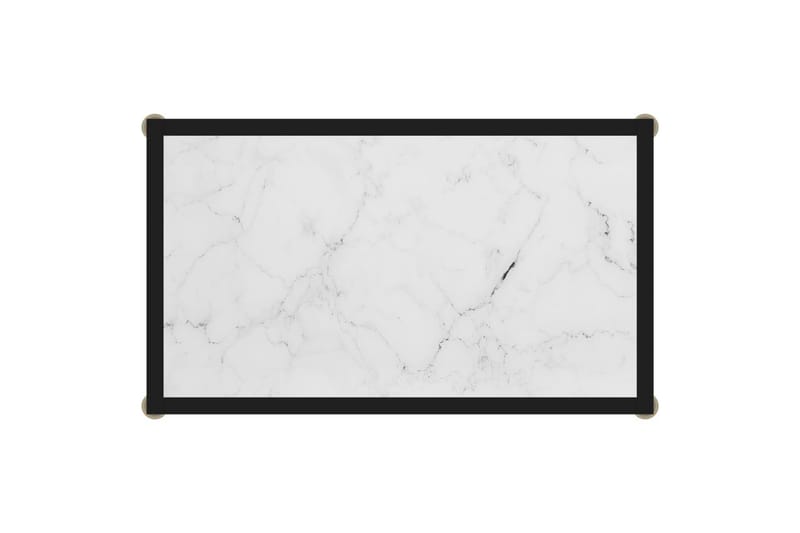 Konsolipöytä valkoinen 60x35x75 cm karkaistu lasi - Valkoinen - Huonekalut - Pöytä & ruokailuryhmä - Apupöytä & sivupöytä - Konsolipöytä
