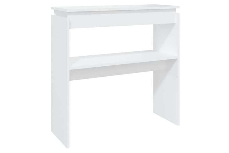 Konsolipöytä valkoinen 80x30x80 cm lastulevy - Valkoinen - Huonekalut - Pöytä & ruokailuryhmä - Apupöytä & sivupöytä - Konsolipöytä