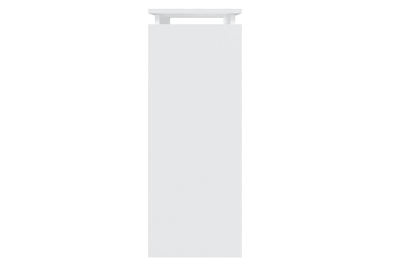 Konsolipöytä valkoinen 80x30x80 cm lastulevy - Valkoinen - Huonekalut - Pöytä & ruokailuryhmä - Apupöytä & sivupöytä - Konsolipöytä