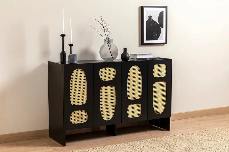 Konsolipöytä Paro 120 cm, Musta