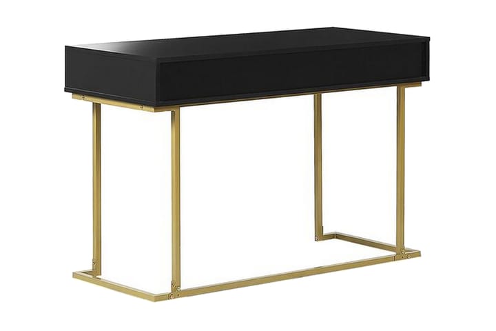 Konsolipöytä/kirjoituspöytä Musta/Kulta WESTPORT - Musta - Konsolipöytä - Eteispöytä