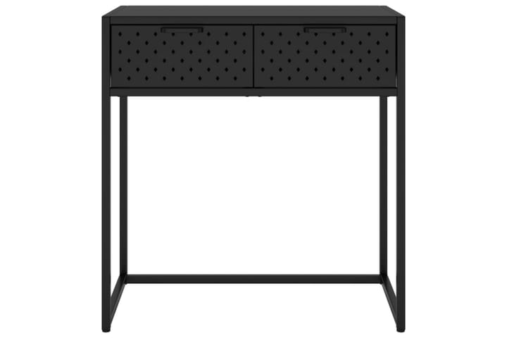 Konsolipöytä musta 72x35x75 cm teräs - Konsolipöytä - Eteispöytä