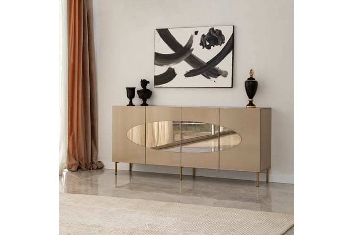 Konsolipöytä Narain 180 cm - Pronssi/Kulta - Konsolipöytä - Eteispöytä