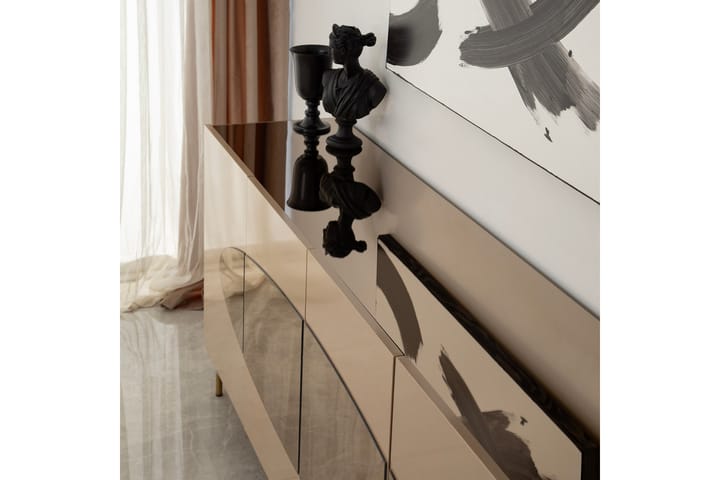 Konsolipöytä Narain 180 cm - Pronssi/Kulta - Konsolipöytä - Eteispöytä