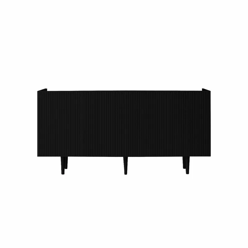 konsolipöytä Nordure Capella (160 x 60 x 40 cm) Musta, Musta