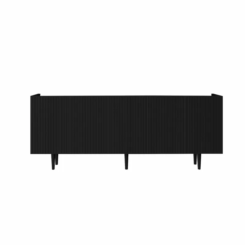 konsolipöytä Nordure Capella (180 x 60 x 40 cm) Musta, Musta