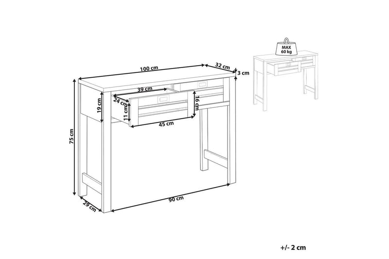 Konsolipöytä Randa - Huonekalut - Pöytä & ruokailuryhmä - Apupöytä & sivupöytä - Konsolipöytä