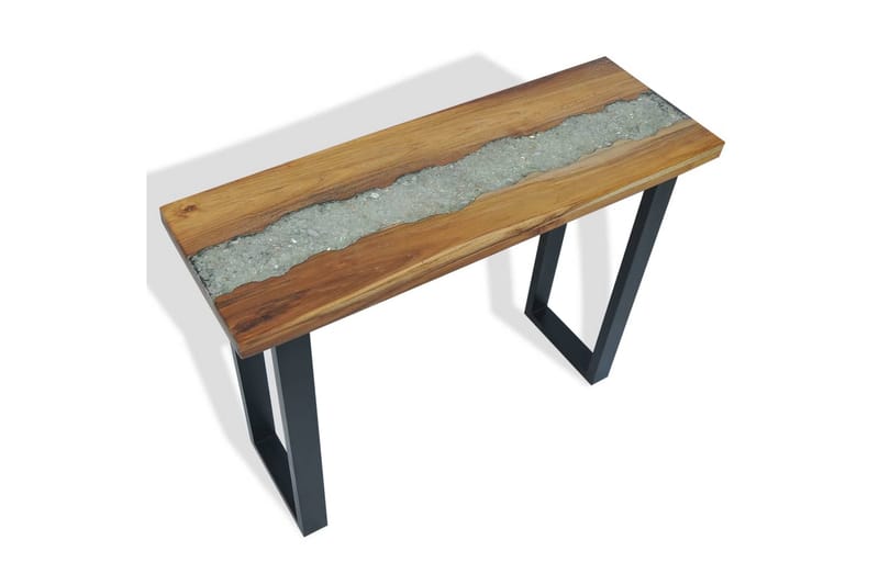 Sivupöytä 100x35x75 cm Tiikki - Ruskea - Huonekalut - Pöytä & ruokailuryhmä - Apupöytä & sivupöytä - Konsolipöytä