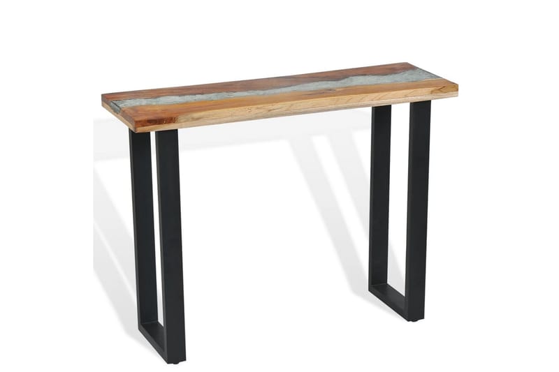 Sivupöytä 100x35x75 cm Tiikki - Ruskea - Huonekalut - Pöytä & ruokailuryhmä - Apupöytä & sivupöytä - Konsolipöytä