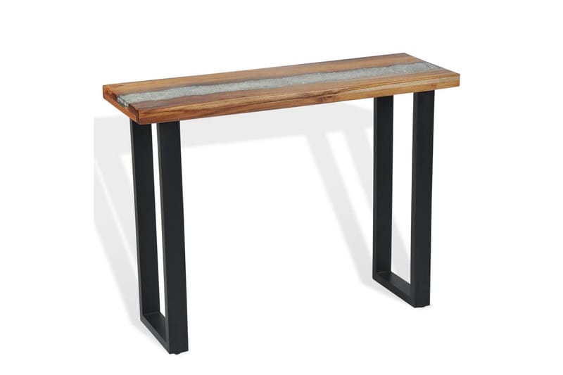 Sivupöytä 100x35x75 cm Tiikki - Ruskea - Huonekalut - Pöytä & ruokailuryhmä - Apupöytä & sivupöytä - Konsolipöytä
