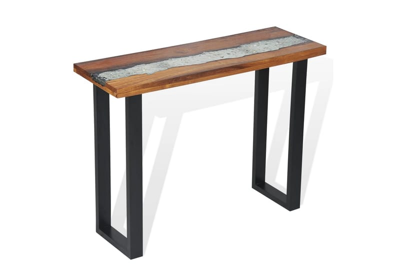 Sivupöytä 100x35x75 cm Tiikki - Ruskea - Huonekalut - Pöytä & ruokailuryhmä - Apupöytä & sivupöytä - Konsolipöytä