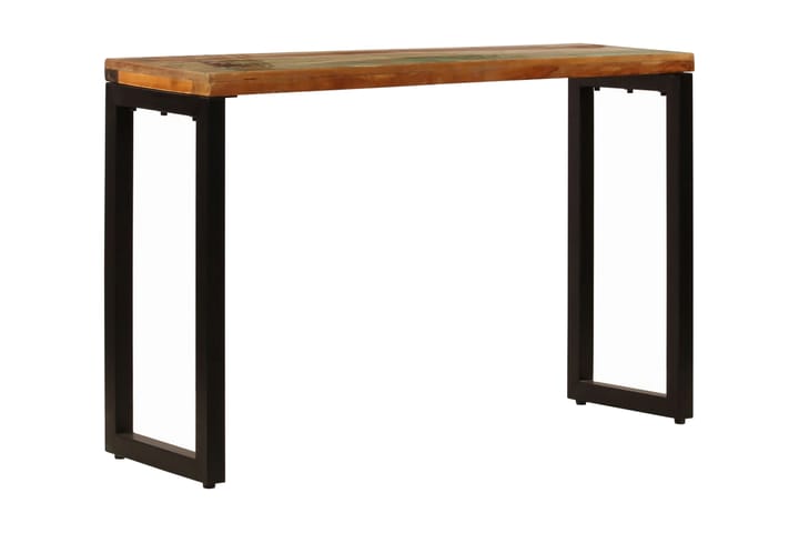 Sivupöytä 120x35x76 cm kierrätetty puu ja teräs - Ruskea - Konsolipöytä - Eteispöytä