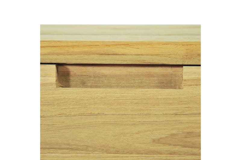 Sivupöytä 120x35x76 cm Kiinteä tiikki - Ruskea - Huonekalut - Pöytä & ruokailuryhmä - Apupöytä & sivupöytä - Konsolipöytä