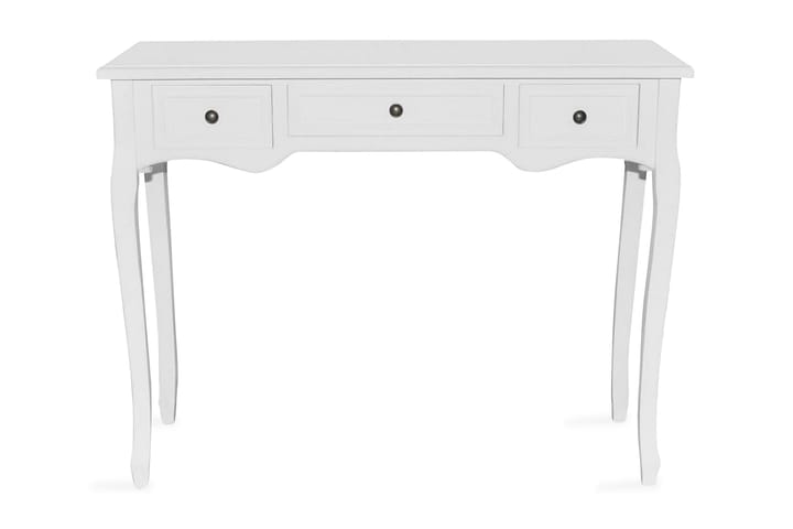 Sivupöytä 3 laatikkoa Valkoinen - Valkoinen - Konsolipöytä - Eteispöytä