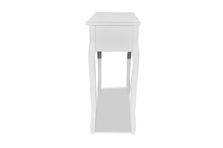 Sivupöytä 3 laatikkoa Valkoinen - Valkoinen - Konsolipöytä - Eteispöytä