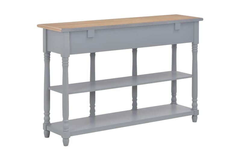 Sivupöytä harmaa 120x30x76 cm MDF - Harmaa - Huonekalut - Pöytä & ruokailuryhmä - Apupöytä & sivupöytä - Konsolipöytä