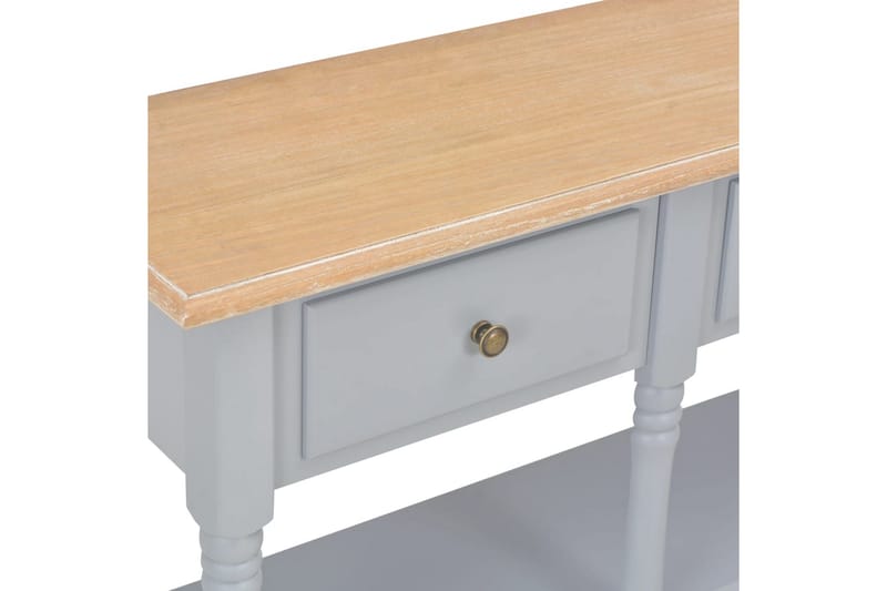 Sivupöytä harmaa 120x30x76 cm MDF - Harmaa - Huonekalut - Pöytä & ruokailuryhmä - Apupöytä & sivupöytä - Konsolipöytä