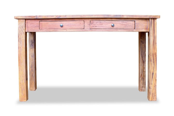 Sivupöytä Kiinteä kierrätetty puu 123x42x75 cm - Ruskea - Konsolipöytä - Eteispöytä