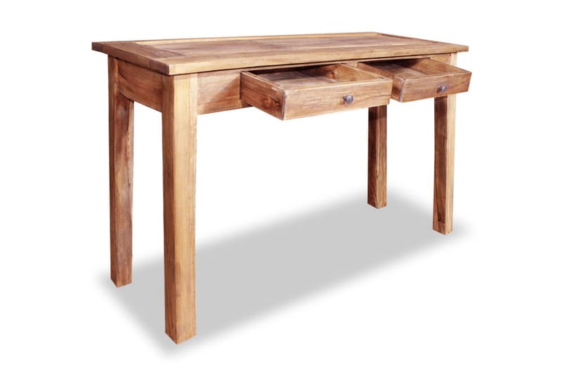 Sivupöytä Kiinteä kierrätetty puu 123x42x75 cm - Ruskea - Huonekalut - Pöytä & ruokailuryhmä - Apupöytä & sivupöytä - Konsolipöytä